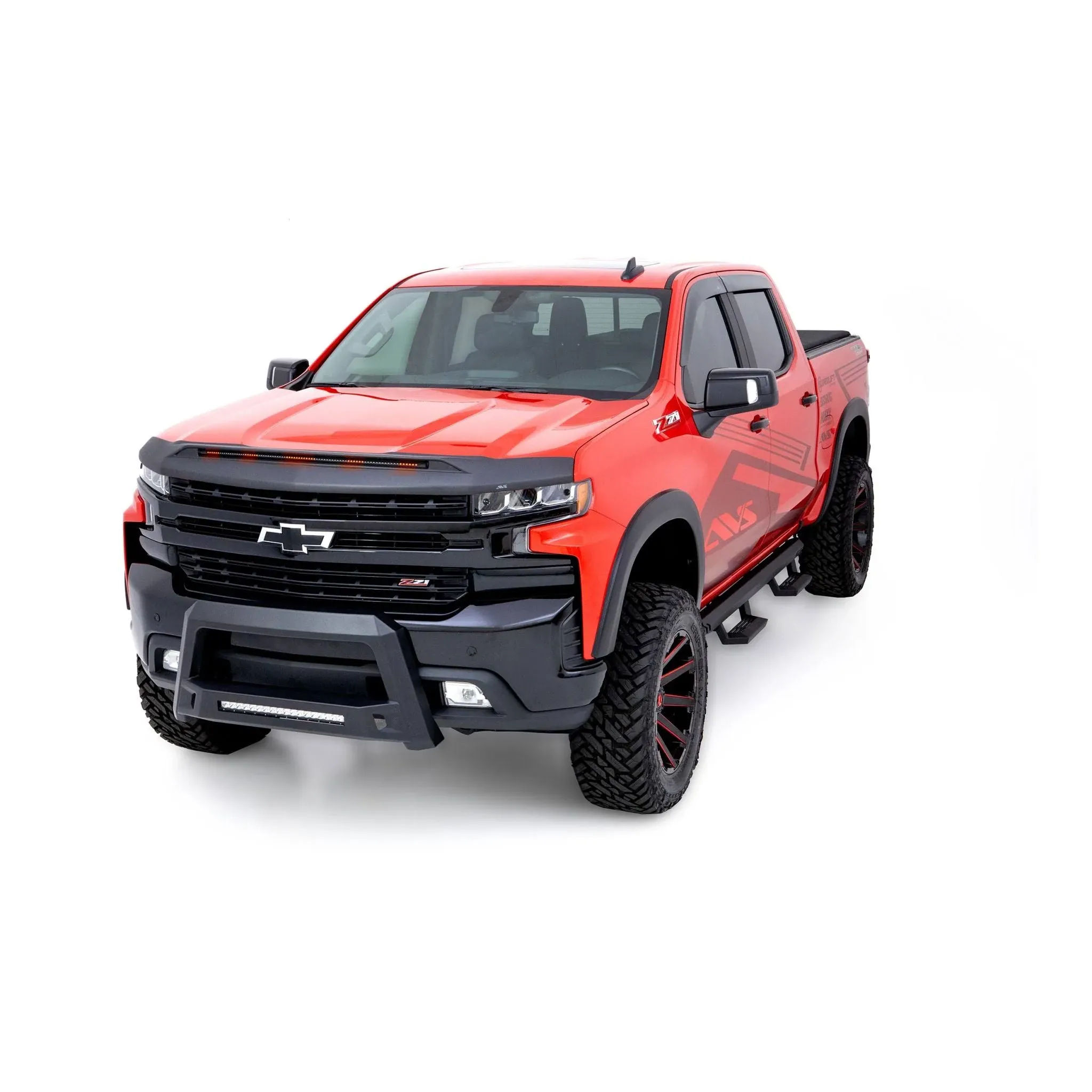 AVS 22-23 Chevrolet Silverado 1500 (Excl. ZR2/LT TB) Low Profile Aeroskin Lightshield Pro - Black