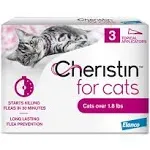 Cheristin for Cats Topical Liquid Flea Treatment, 6 Treatments