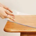 Thick Clear Table Cover Protector 42x72 Inches Dining Table Cover Heavy Duty Table Top Protector Clear Plastic Tablecloth Protector Cutting Carpet Floor Mat Conference Meeting Table Cover Mat Pad