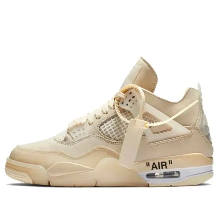 Off White x Wmns Air Jordan 4 SP Sail