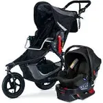 BOB Gear Revolution Flex 3.0 Travel System with B-Safe Gen2 Infant Car Seat Graphite Black