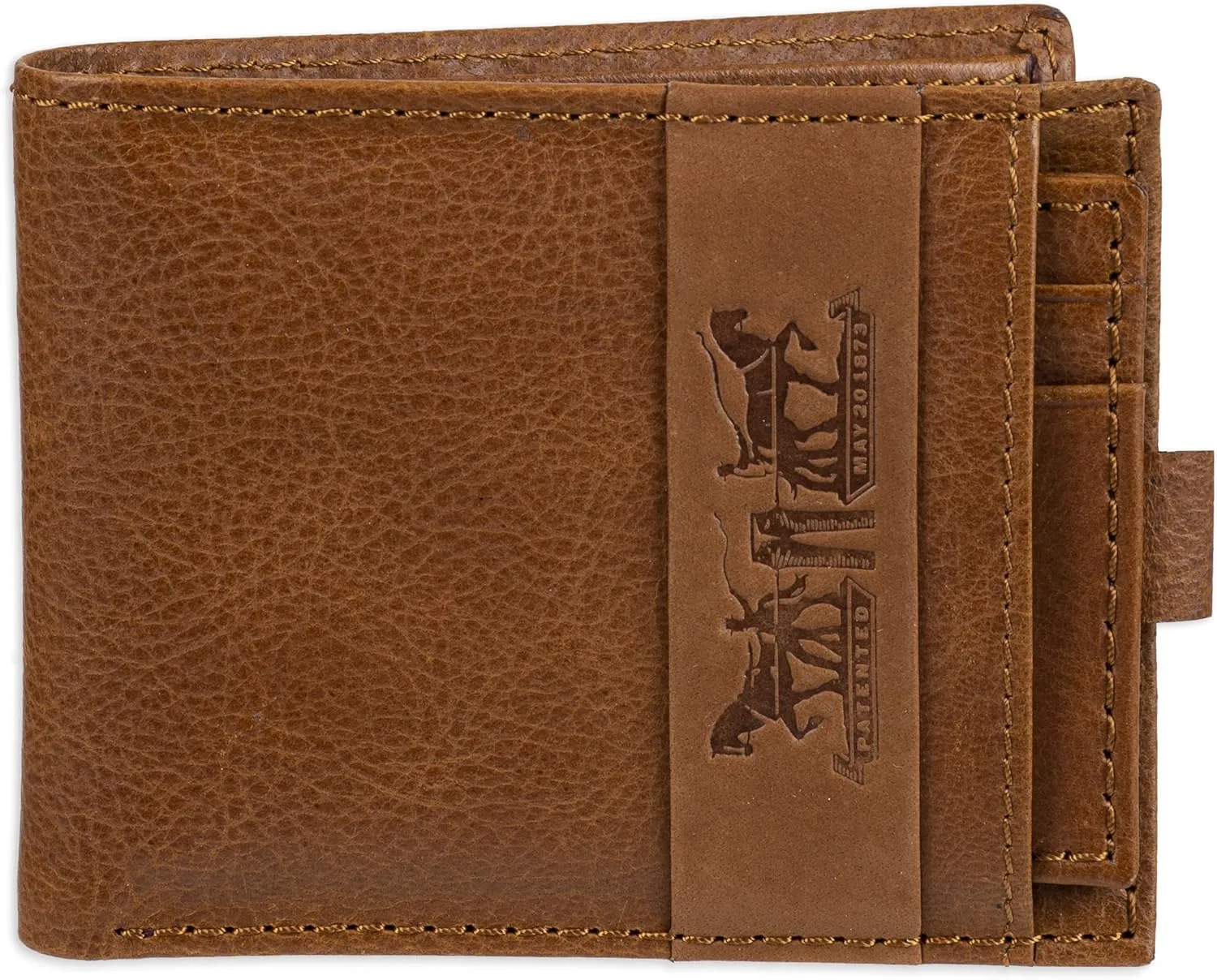 Levi's Men's RFID Slimfold Wallet with Removable Card Case