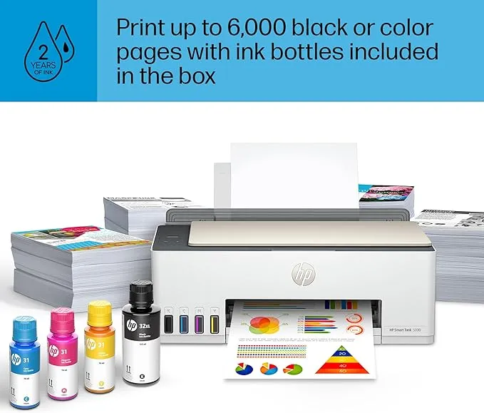 HP Smart Tank 5000 All-in-One Printer