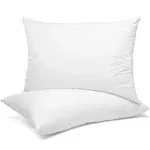 Nestl Toddler Pillow – Pack of 2 Baby Pillows for Sleeping – Organic Cotton Kids Pillow – Soft Cool Travel Kids Pillow – 13 x 18 Inches,White