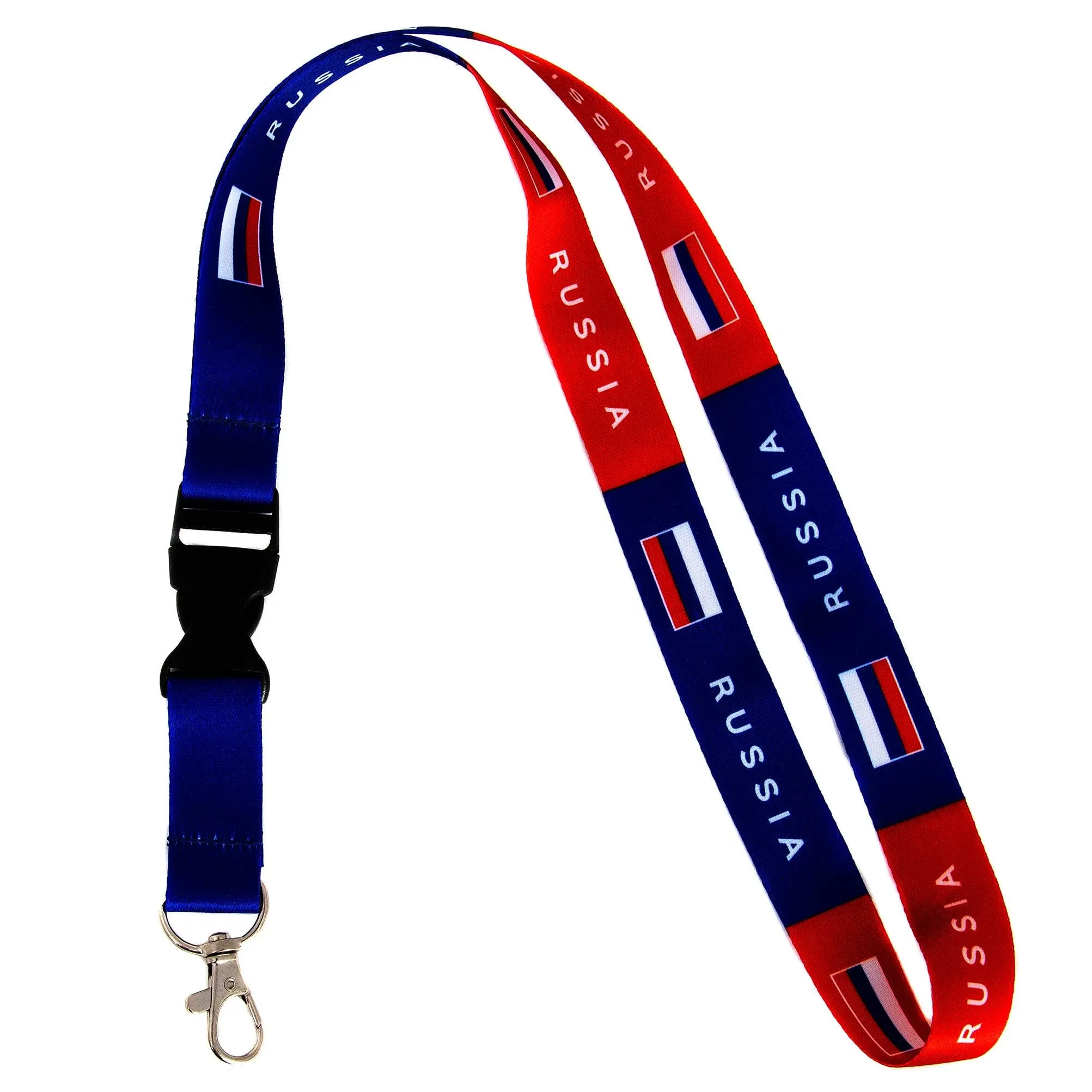 Desert Cactus Country of Russia Lanyard Flag Car Keys ID Badge Holder Keychain ...