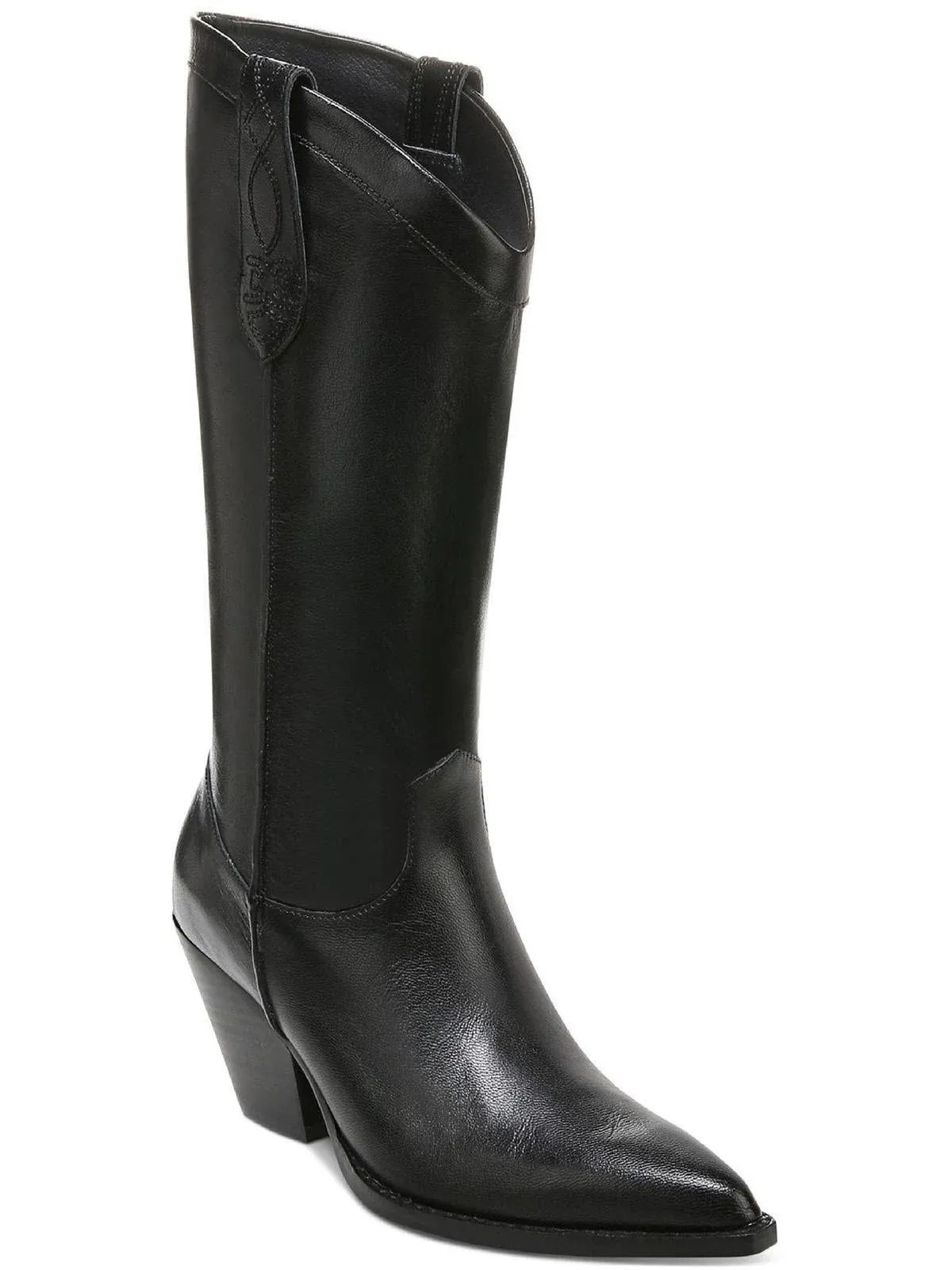 Jamie Womens Pointed Toe Cowboy, Western Boots In Black