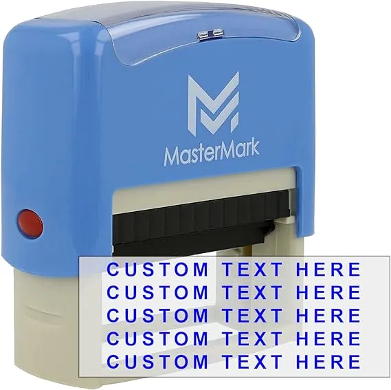 Custom Stamp - Self-Inking Stamp (5 Line Stamp)