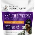 Dr. Harvey's Specialty Diet Healthy Weight Chicken Recipe, Human Grade Dehydrated Dog Food with Chicken, Trial Size (5.5 Ounces)