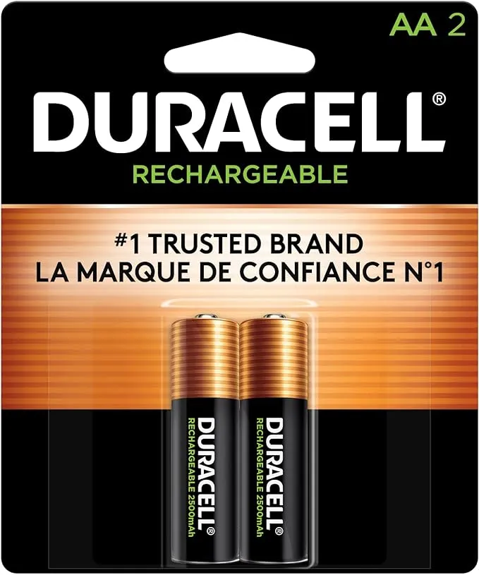 Duracell - Rechargeable AAA Batteries - Long Lasting, All-Purpose Triple A Battery for Household and Business - 4 Count