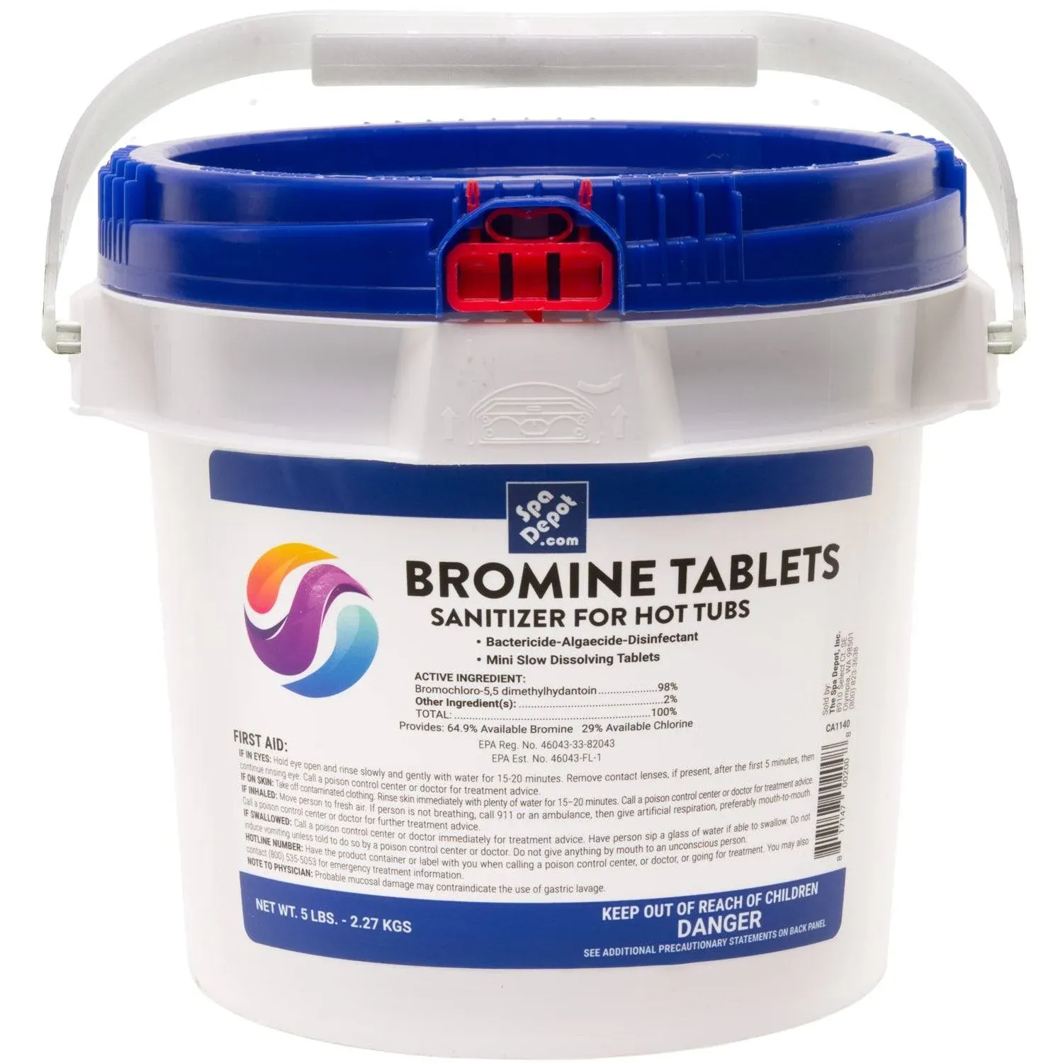 Spa Depot [5 lbs] Bromine Tablets for Hot Tubs & Spas Brominating Tabs