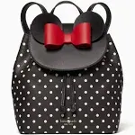 Kate Spade K4642 disney x new york minnie mouse backpack in BLACK MULTI