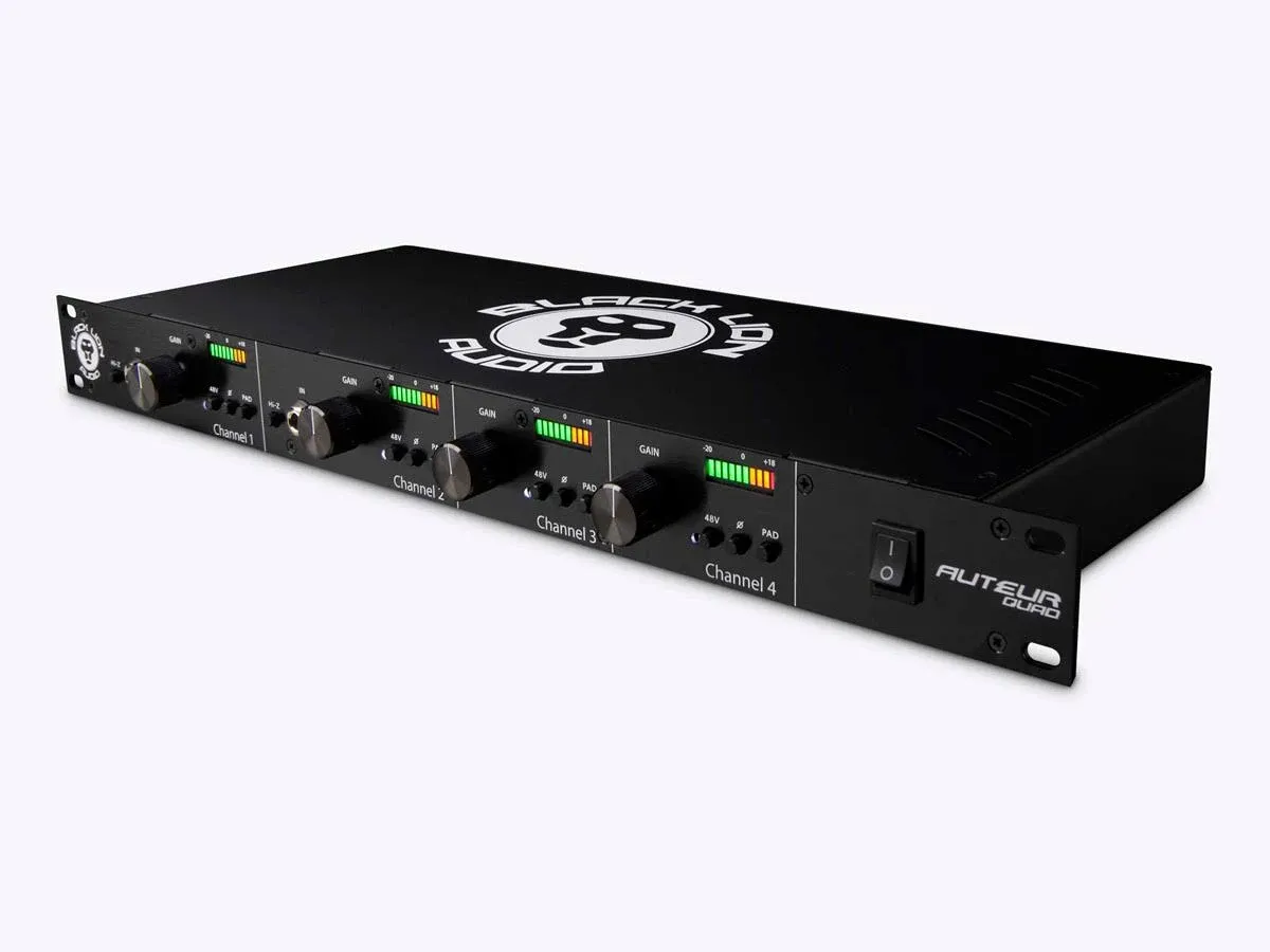 Black Lion Audio Auteur Quad 4 Channel Microphone Preamp