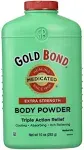 Gold Bond Xstr Pwd Size 10z Gold Bond Extra Strength Medicated Body Powder Triple Action Relief