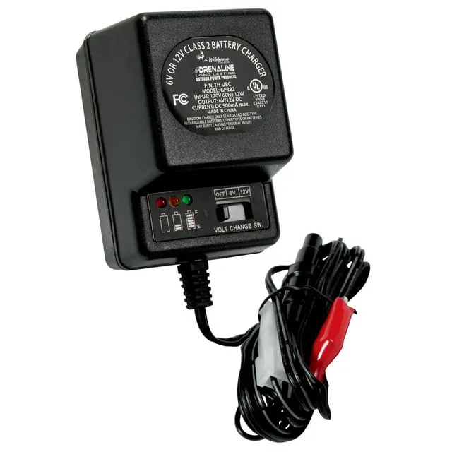 Wildgame Innovations Battery Charger with Adjustable 6V/12V Switch