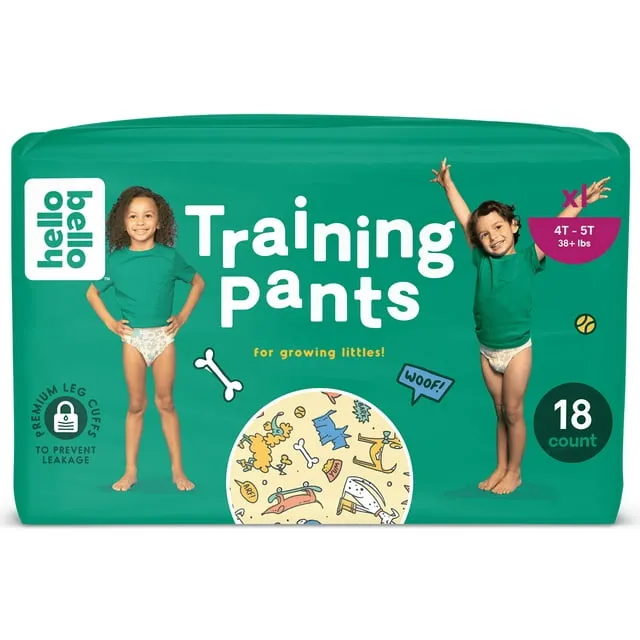 Hello Bello Training Pants - Lil Barkers - 4T-5T/X-Large (18ct)