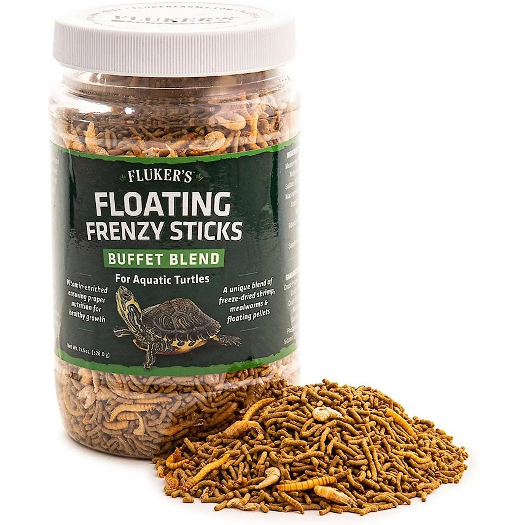 Floating Frenzy Buffet Blend for Aquatic Turtles 11.5 oz by Flukers