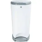 Diaper Dekor Classic Hands-Free Diaper Pail | White | Easiest to Use | Just Step – Drop – Done | Doesn’t Absorb Odors | 20 Second Bag Change | Most Economical Refill System