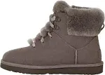 Ugg Womens Classic Mini Alpine Lace Charcoal 8