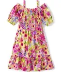 Girls Mommy And Me Floral Ruffle Dress - Wintrberry