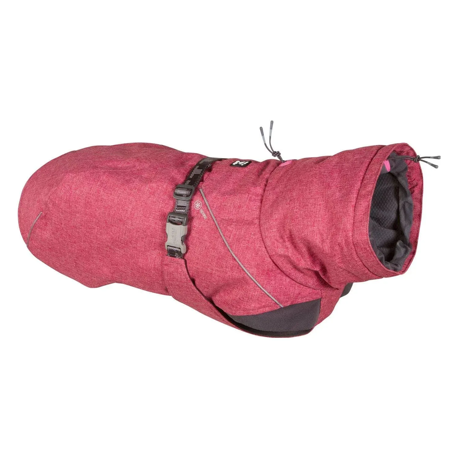 Hurtta Expedition Parka, Winter Dog Coat, Beetroot, 18XS