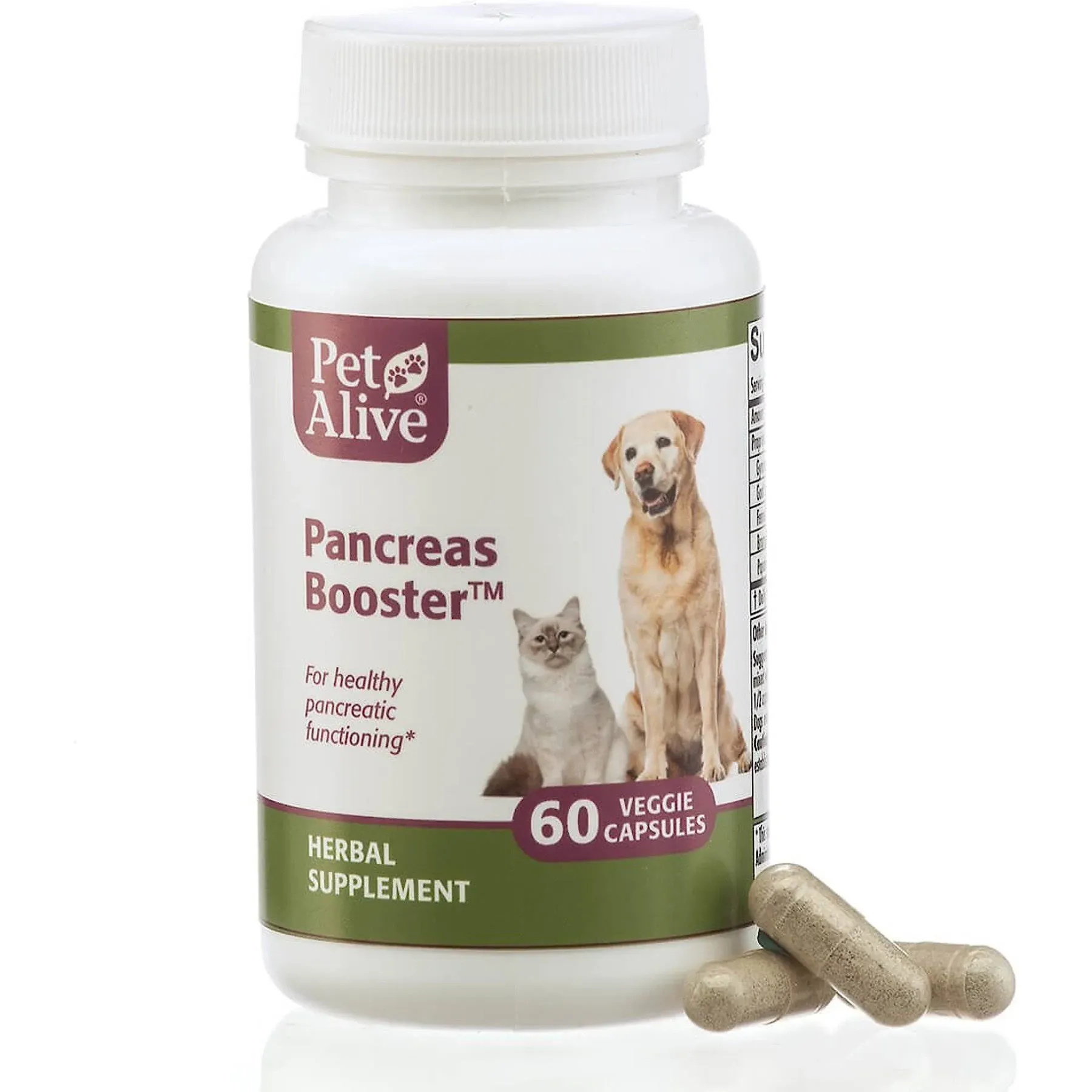 PetAlive Pancreas Booster Dog & Cat Supplement