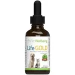 Pet Wellbeing Life Gold for Cats - Vet-Formulated - Immune Support and Antioxidant Protection - Natural Herbal Supplement 2 oz (59 ml)