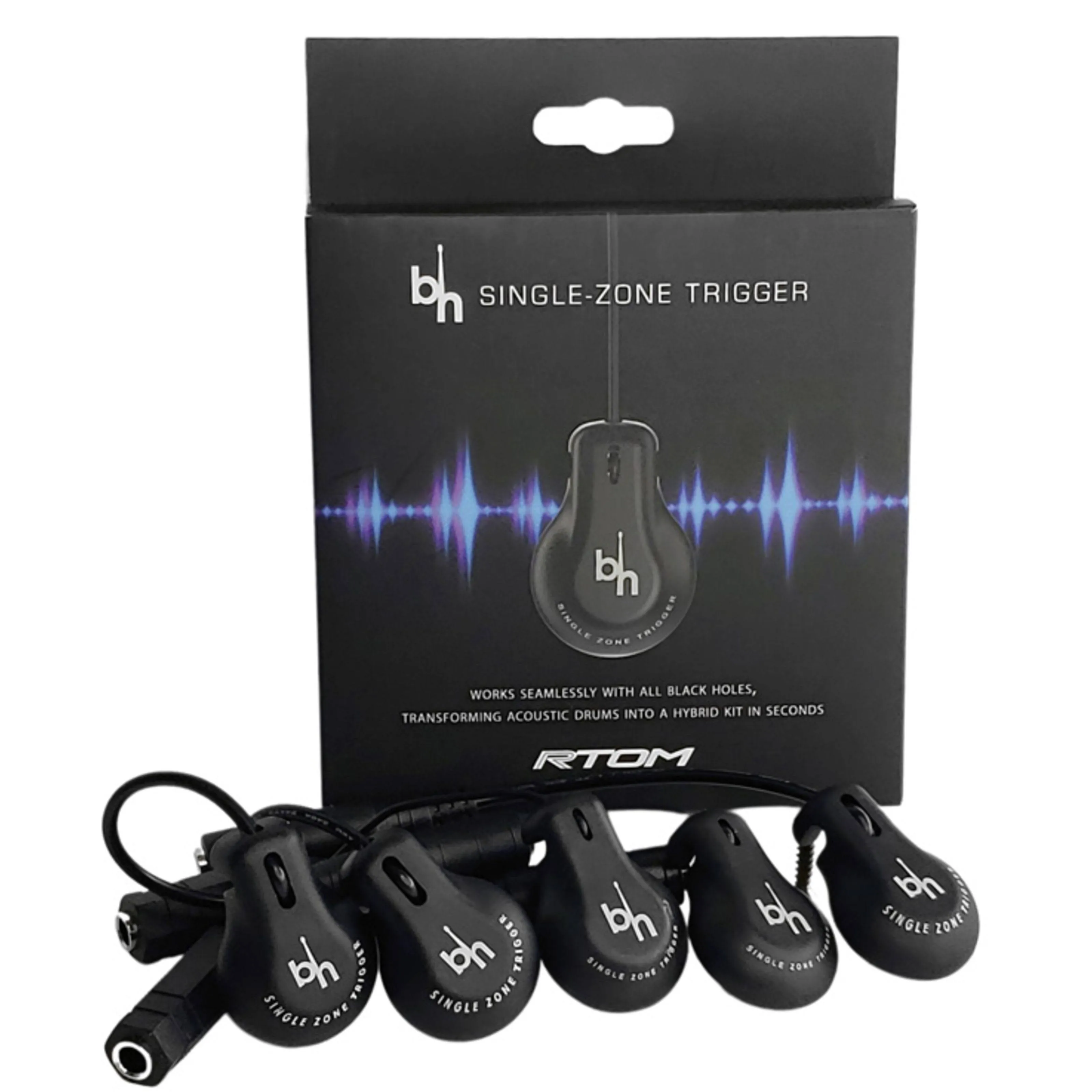 R-Tom BHSZTPACK - Pack 5 capteurs Black Hole Single Zone Trigger | Reverb France