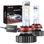 SEALIGHT H11/H8/H9/H16 30,000LM Super Bright H11 Fog Light Bulbs or