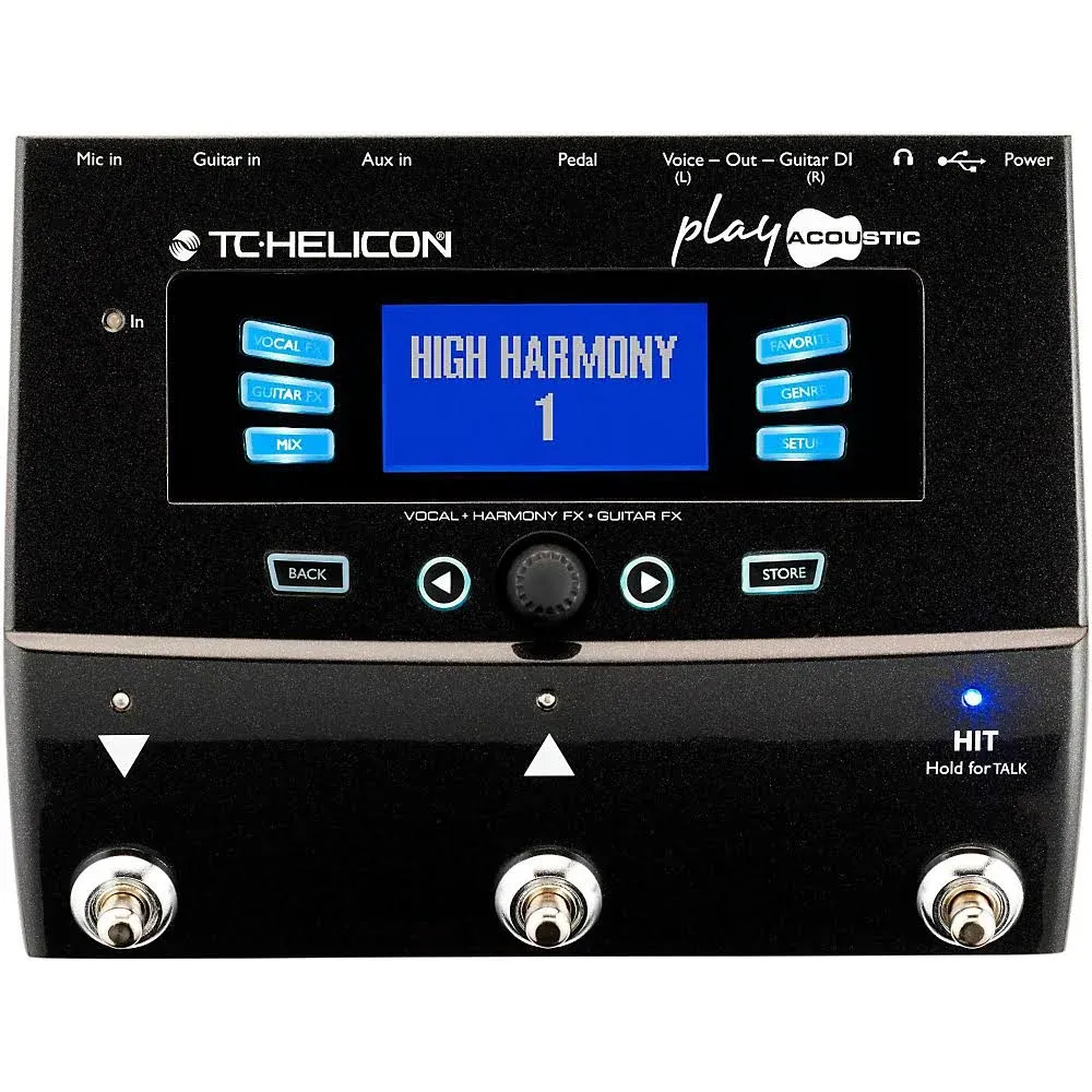 TC Helicon Play Acoustic Vocal Processor Pedal