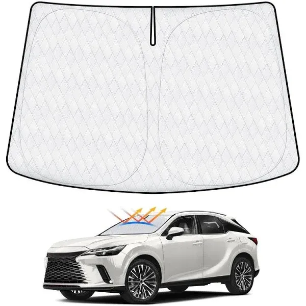 Cartist Windshield Sun Shade Custom Fit for Lexus RX 2023 2024 Accessories ...