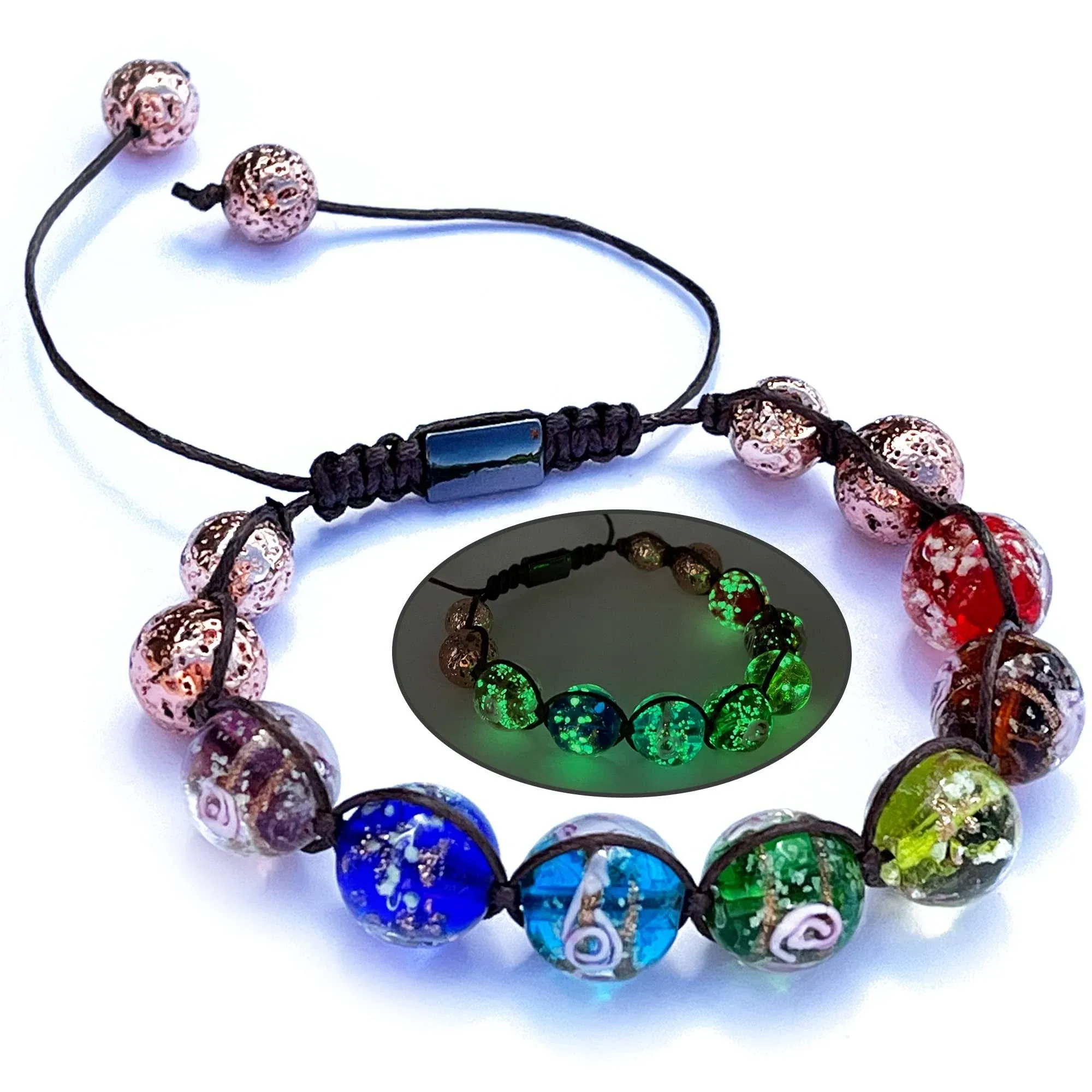 Artsy Crafts Glow in The Dark Beaded Bracelet