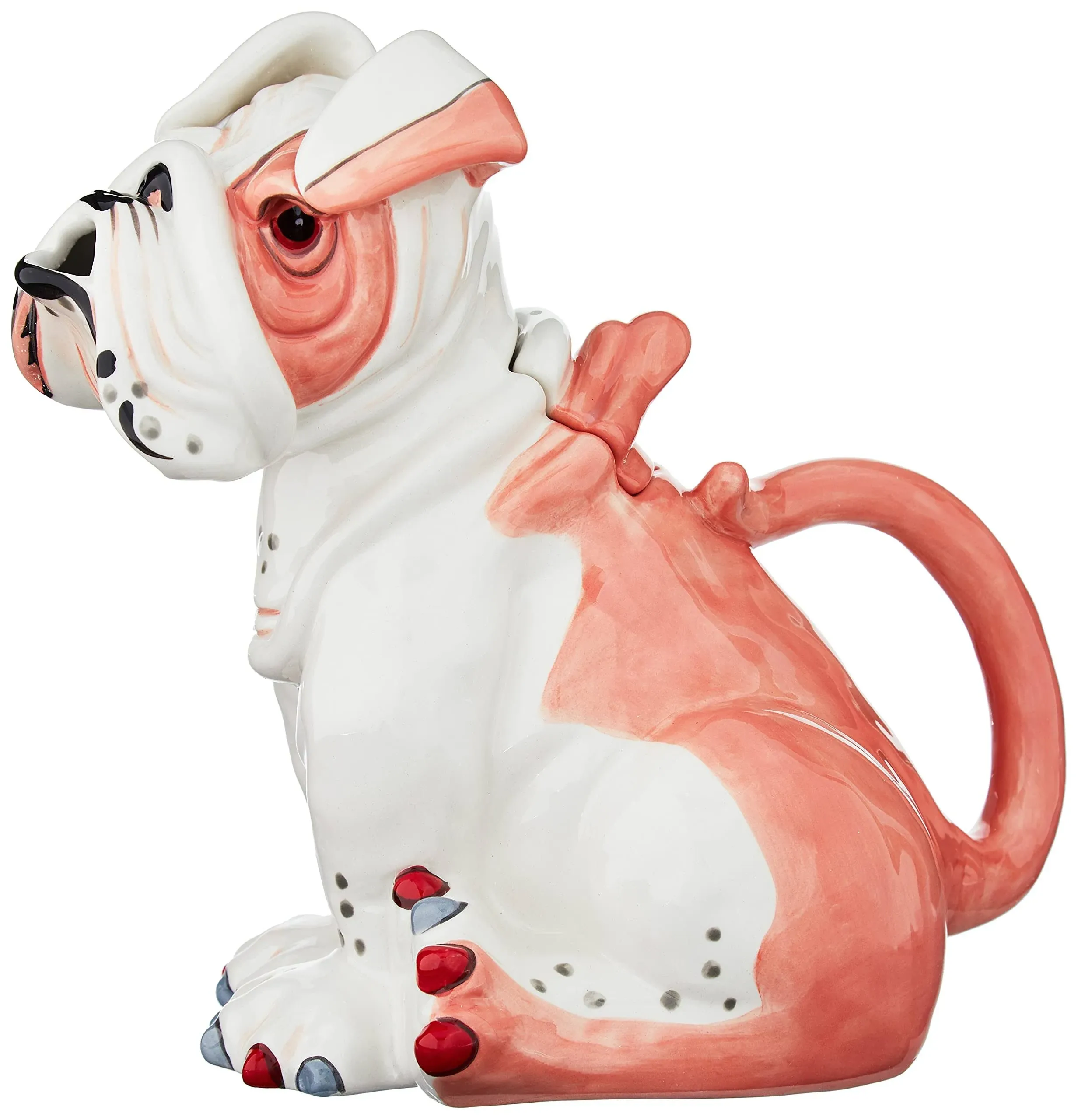 5.75" x 9" x 8.25" Sweet Pea Face Dog Teapot