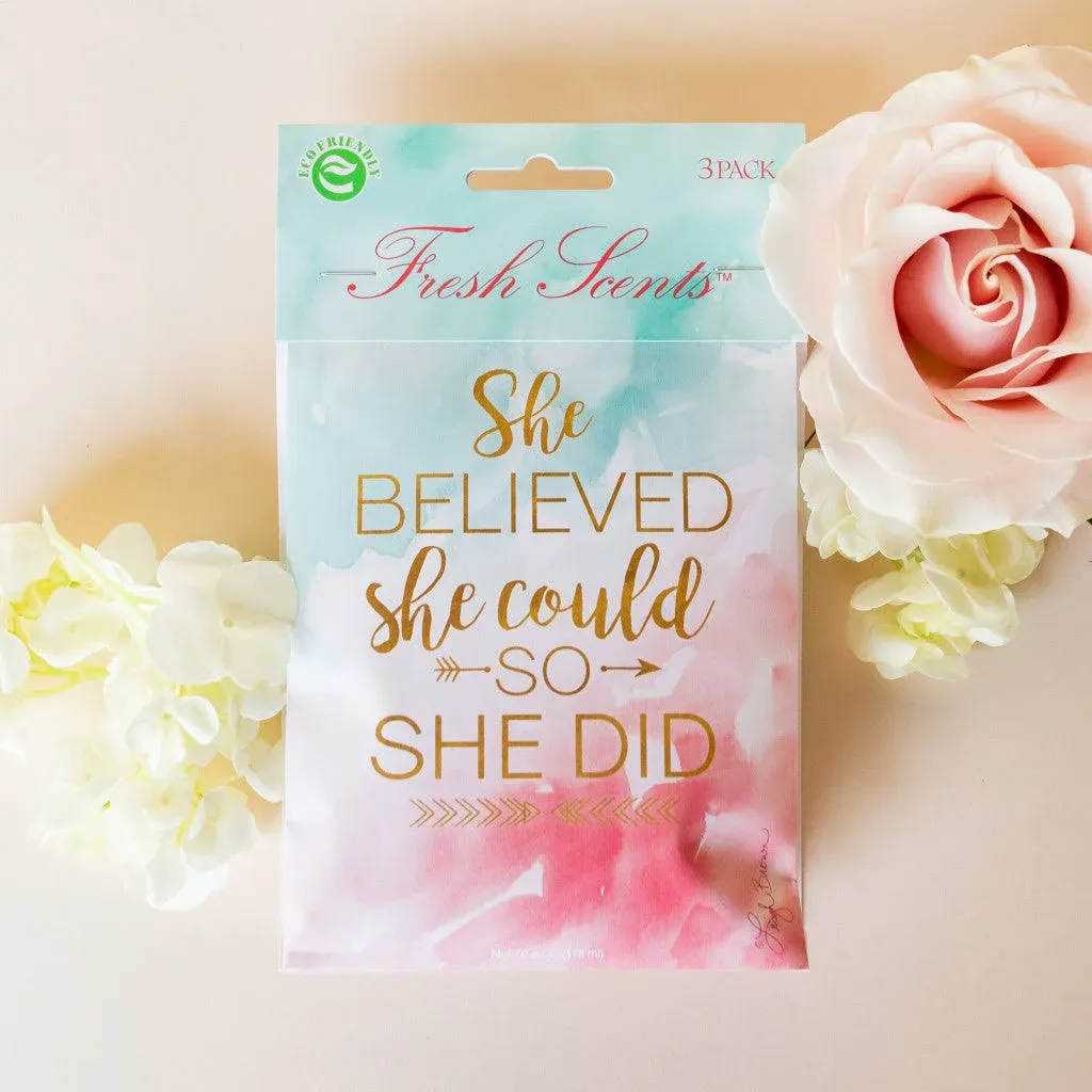 Willowbrook 3-Pk. She Believed She Could So She Did Sachet