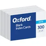 Oxford Blank Index Cards