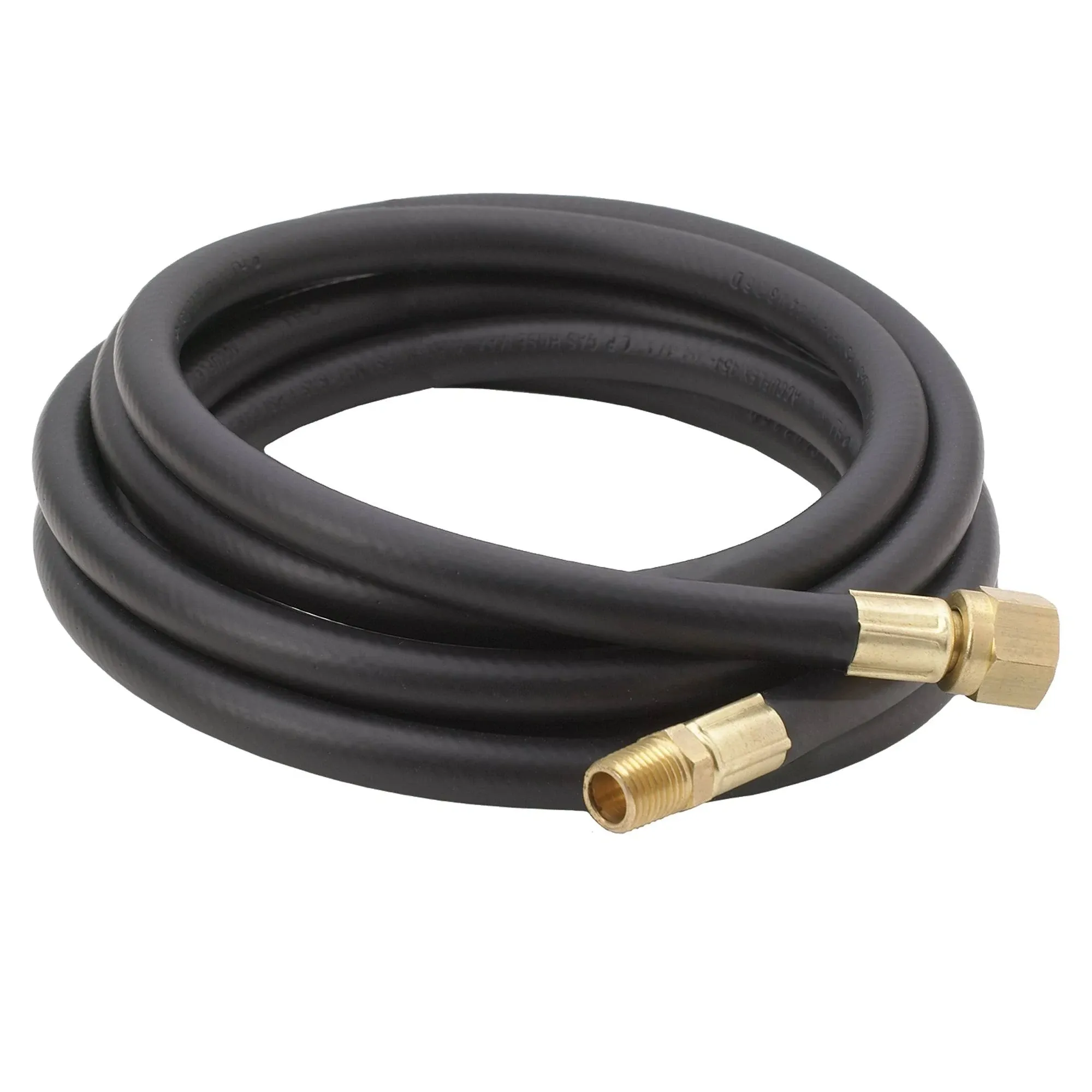 Bayou Classic 7910 350 PSI Black Thermoplastic LPG High Pressure Hose 10 L ft.