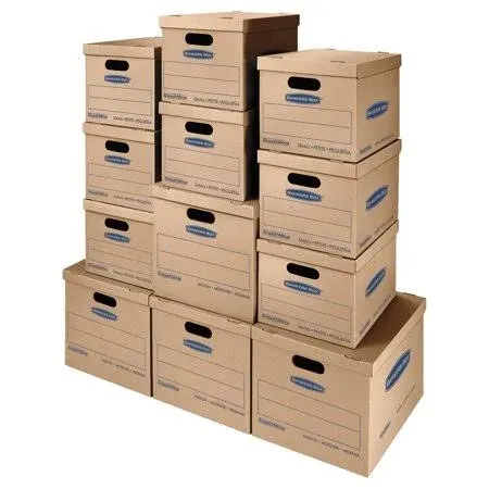 Bankers Box Smooth Move Classic Moving Boxes, Size: 15 x 12 x 10, Brown