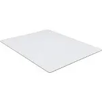 Lorell Tempered Glass Chairmat, 60", Clear