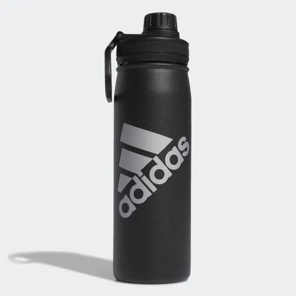 adidas 600 ML (20 oz) Metal Water Bottle, Hot/Cold Double-Walled Insulated 18/8 Stainless Steel