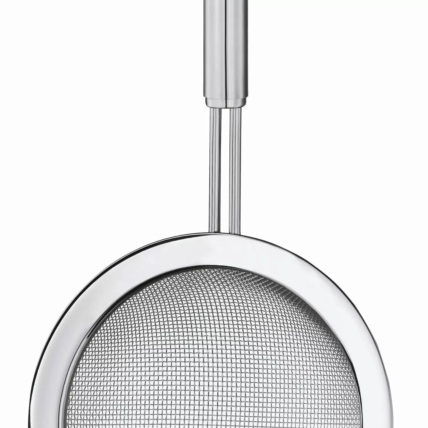 Rosle Stainless Steel Round Handle Coarse Mesh Kitchen Strainer, 7.9-inch