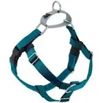 2 Hounds Design Freedom No Pull Dog Harness & Leash, Teal, 1-in, Medium