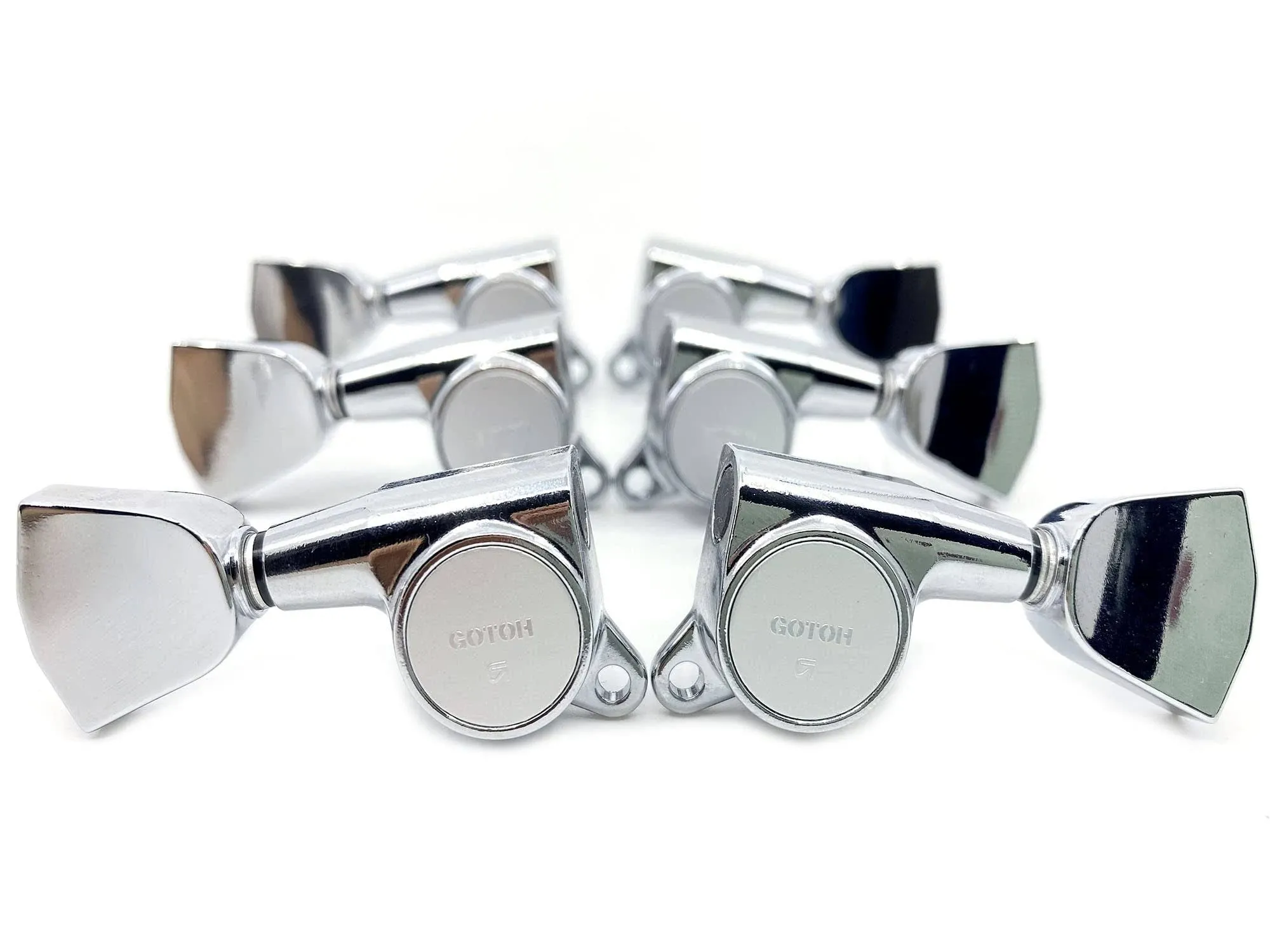 Tuners - Gotoh, SG381, Modern Keystone-Style, Chrome, 3 per Side