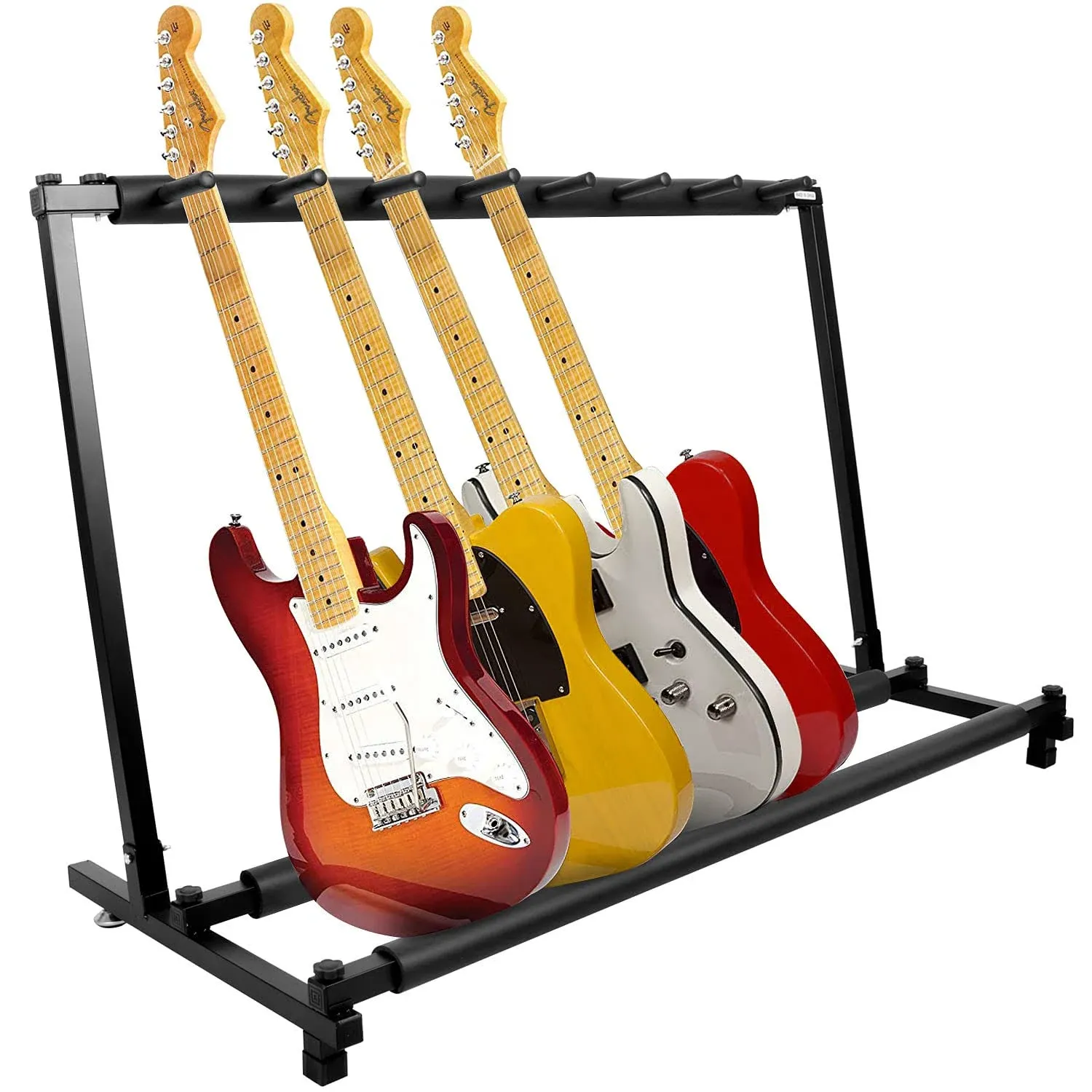 Kuyal Guitar Stand,Multi-Guitar Display Rack Folding Stand Band Stage Bass ...