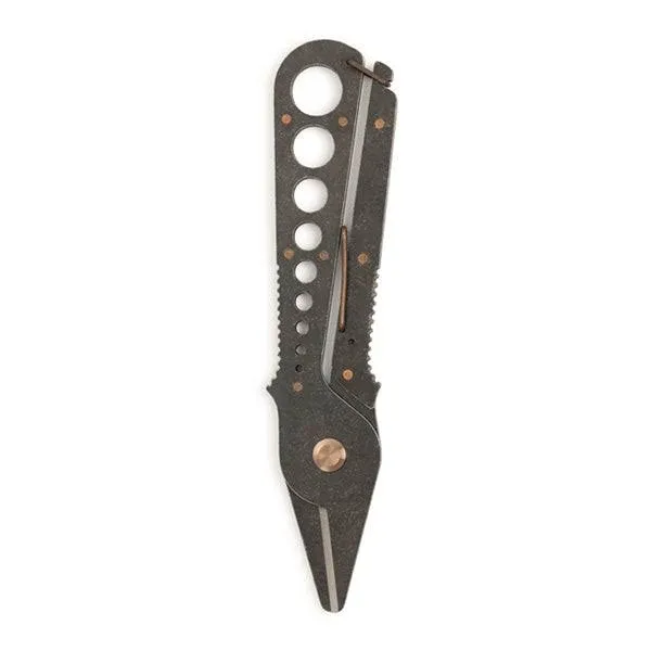 Barebones Herb Harvest Strip Tool | Tumbled Black