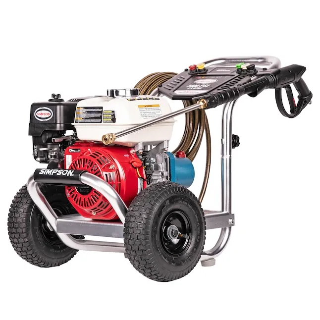 Aluminum 3400 PSI 2.5 GPM Gas Cold Water Pressure Washer with HONDA GX200 Engine