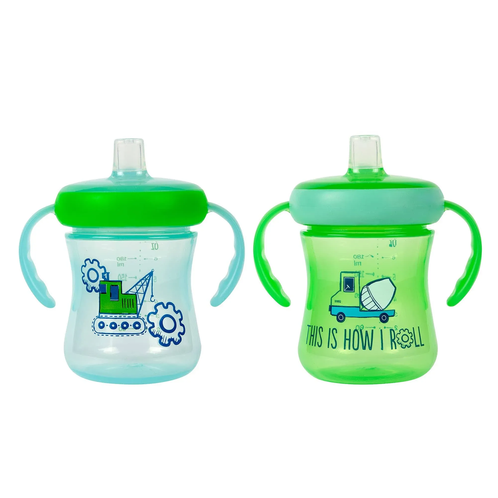 The First Years Soft Spout Trainer Cups 7 Oz - 2 Pack