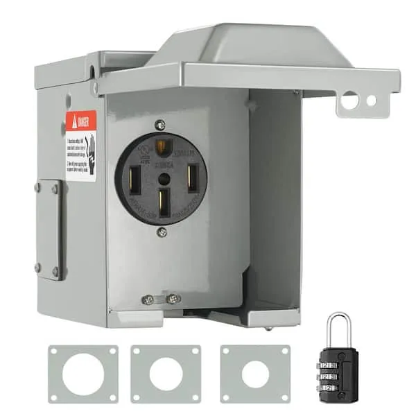 VEVOR 50 Amp RV Power Outlet Box