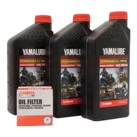 Yamalube Oil Change Kit 10W-40 for Yamaha RHINO 450 4X4 2006-2009