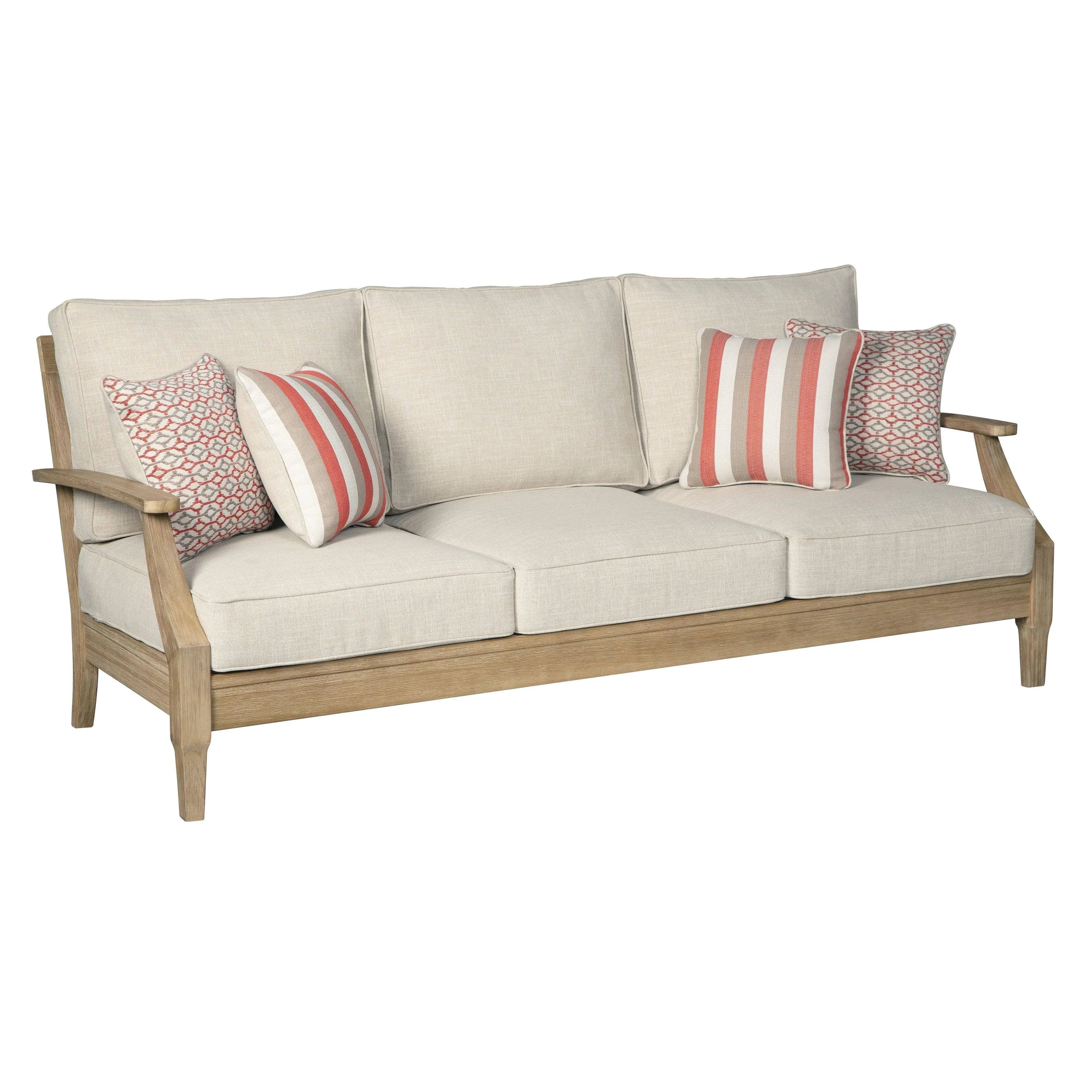 Ashley Clare View Sofa with Cushion - Beige