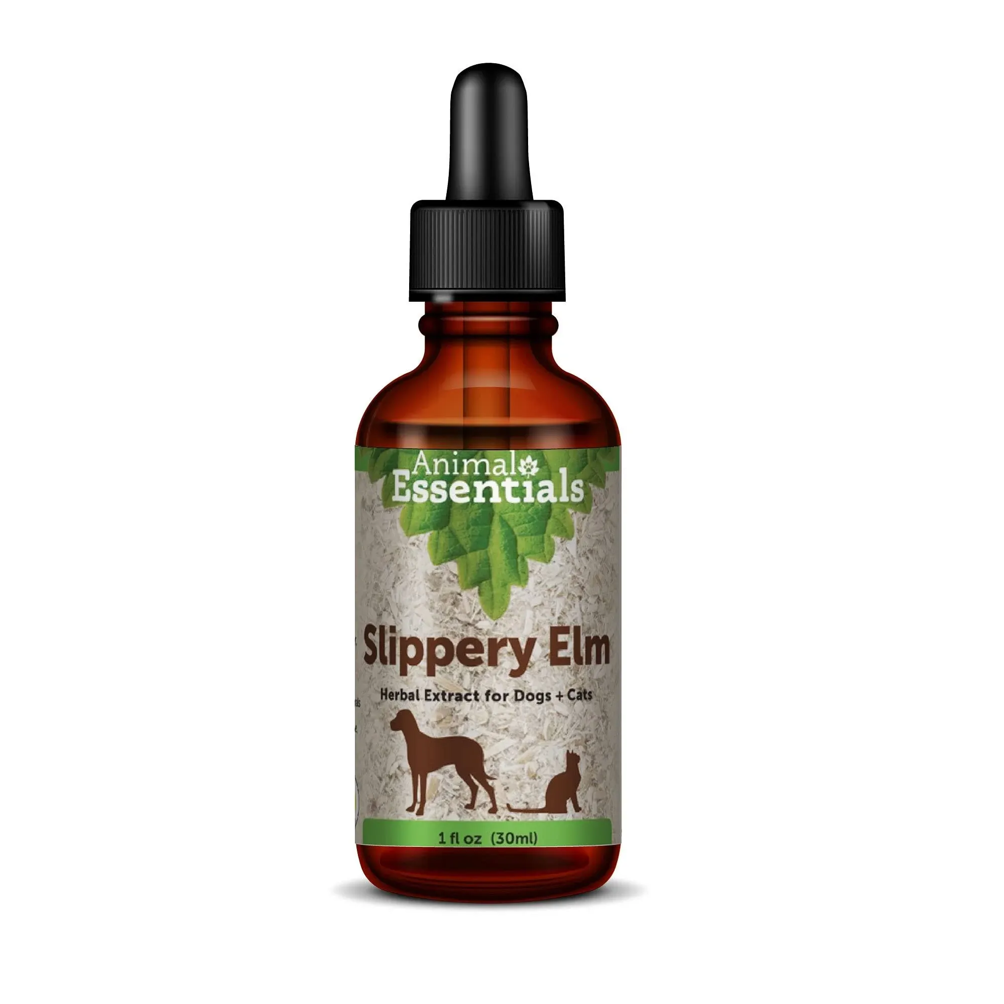 Animal Essentials Slippery Elm Herbal Extract for Dogs & Cats, 1-oz | NaturalPetWarehouse.com