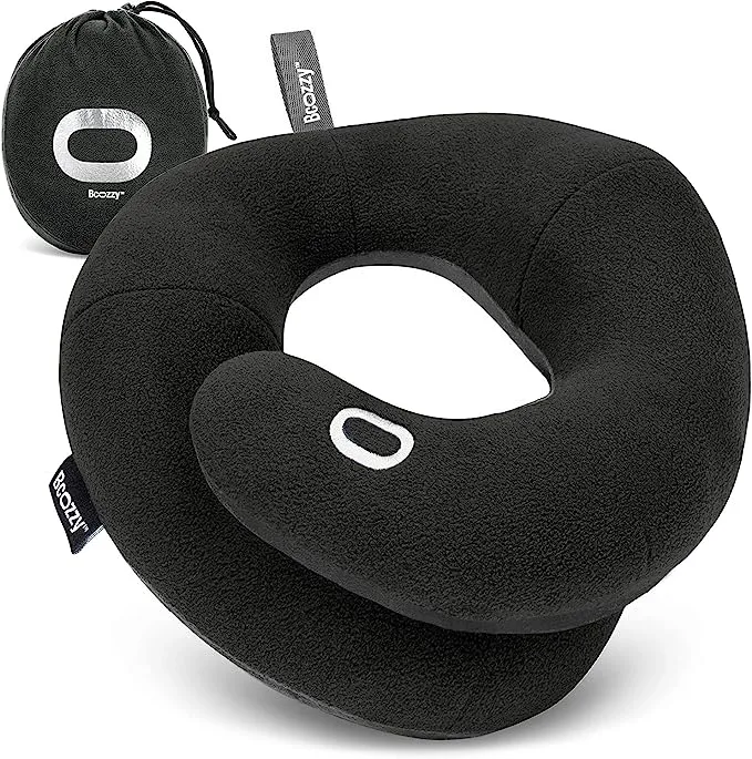 BCOZZY Chin Supporting Travel Pillow - Supports The Head, Neck and Chin